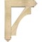 Ekena Millwork Westlake Arts and Crafts Rough Sawn Bracket w/ Offset Brace, Douglas Fir, 8"W x 30"D x 38"H BKT0806X30X38WTL03RDF - alternate 3